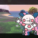 A chibi Mr. Mime in the wilds of Hisui.
